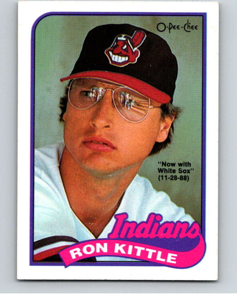 1989 O-Pee-Chee Baseball #268 Ron Kittle White Sox/ Indians  V95916 Image 1