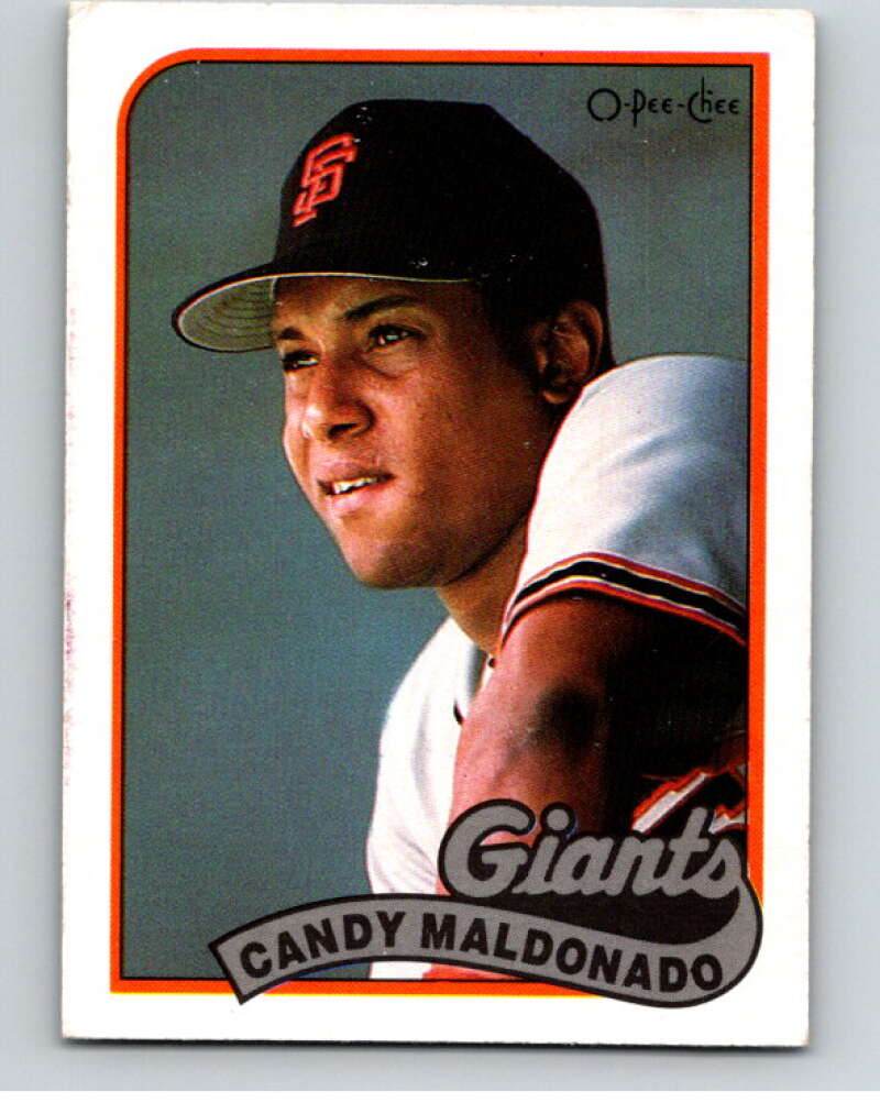 1989 O-Pee-Chee Baseball #269 Candy Maldonado  San Francisco Giants  V95921 Image 1