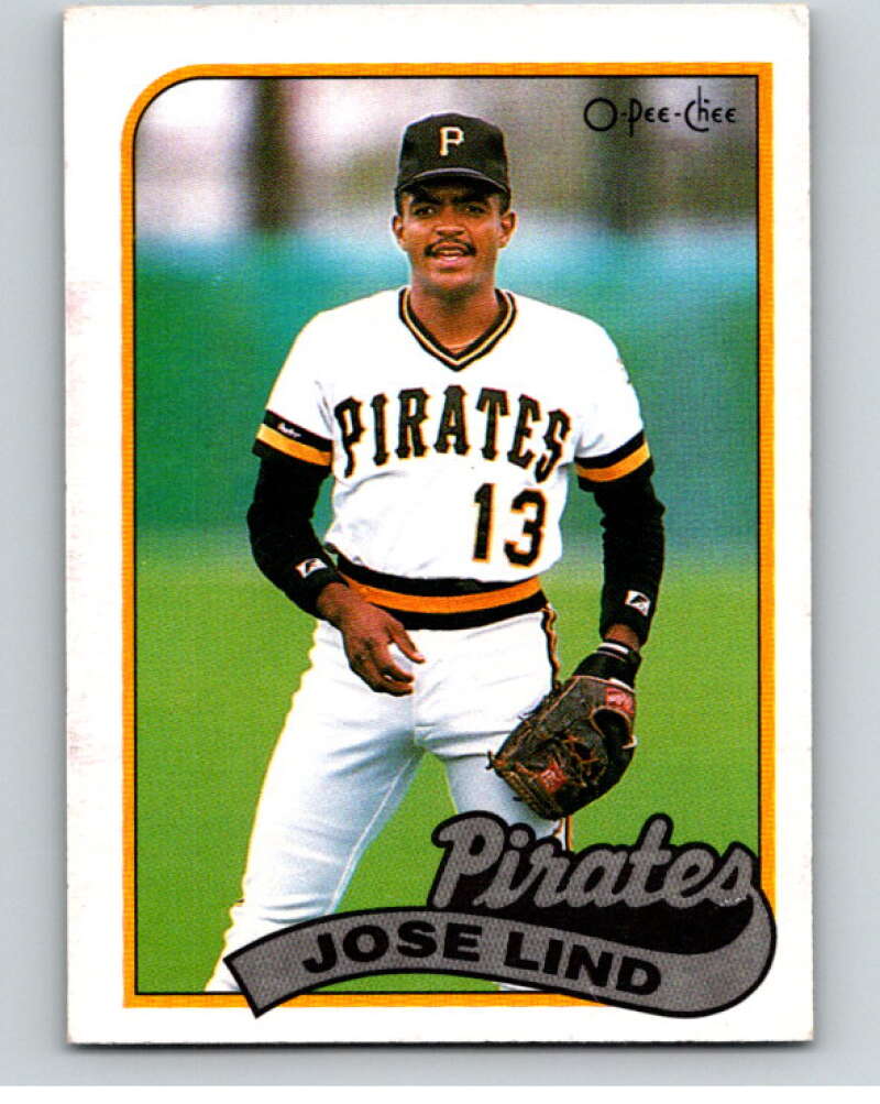 1989 O-Pee-Chee Baseball #273 Jose Lind  Pittsburgh Pirates  V95930 Image 1