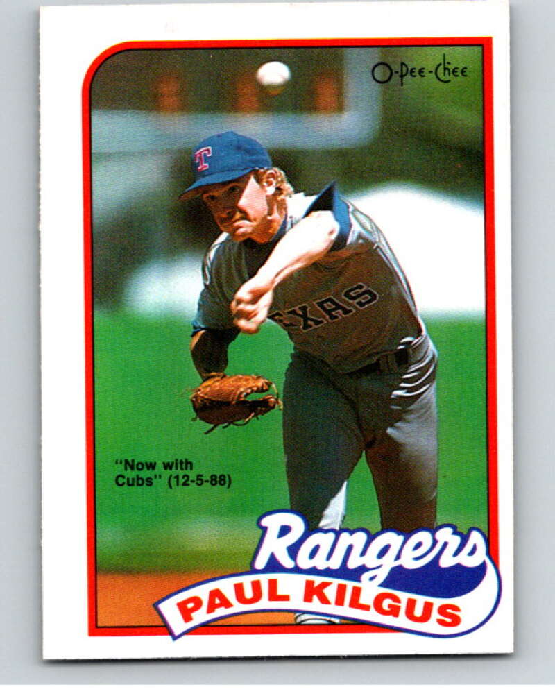 1989 O-Pee-Chee Baseball #276 Paul Kilgus  Chicago Cubs/Texas Rangers  V95938 Image 1