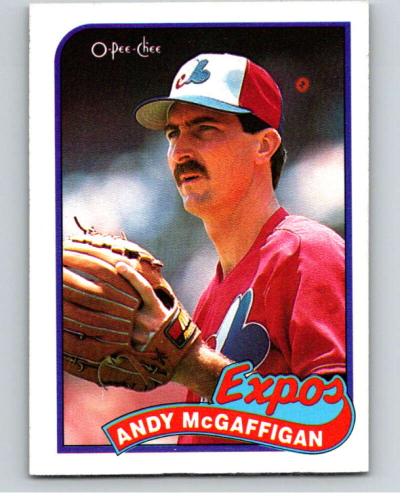 1989 O-Pee-Chee Baseball #278 Andy McGaffigan  Montreal Expos  V95944 Image 1