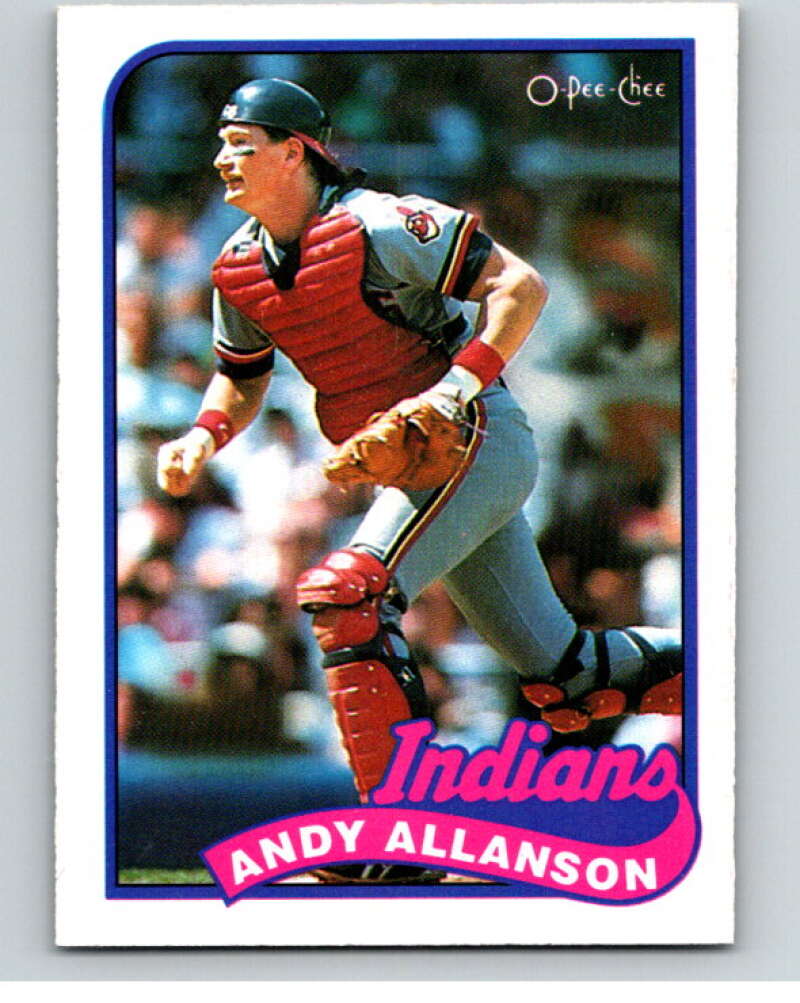 1989 O-Pee-Chee Baseball #283 Andy Allanson  Cleveland Indians  V95954 Image 1