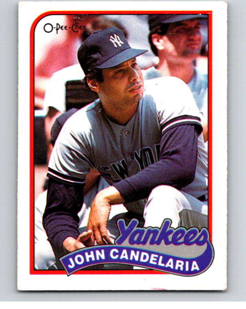 1989 O-Pee-Chee Baseball #285 John Candelaria  New York Yankees  V95957 Image 1