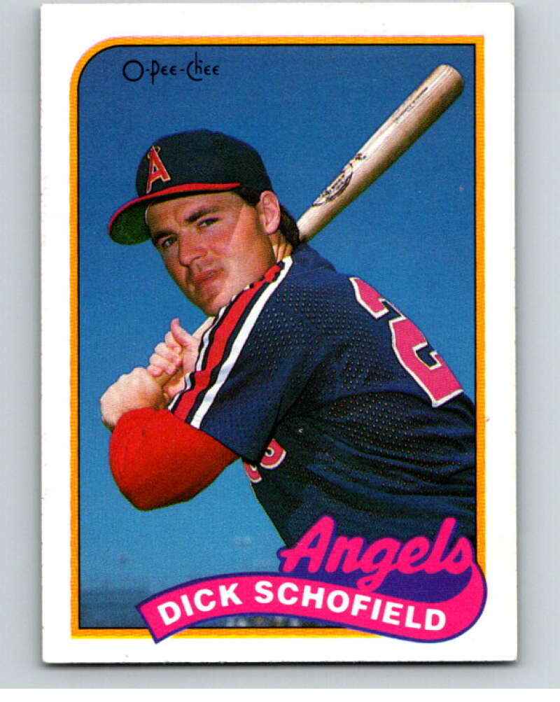 1989 O-Pee-Chee Baseball #286 Dick Schofield  California Angels  V95959 Image 1