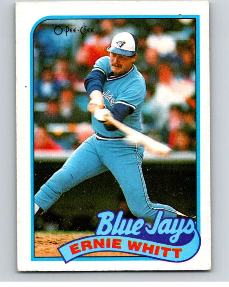 1989 O-Pee-Chee Baseball #289 Ernie Whitt  Toronto Blue Jays  V95972 Image 1