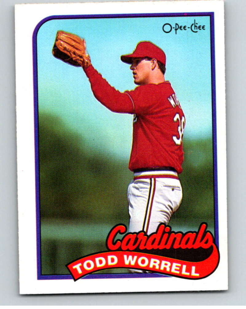 1989 O-Pee-Chee Baseball #291 Todd Worrell  St. Louis Cardinals  V95980 Image 1