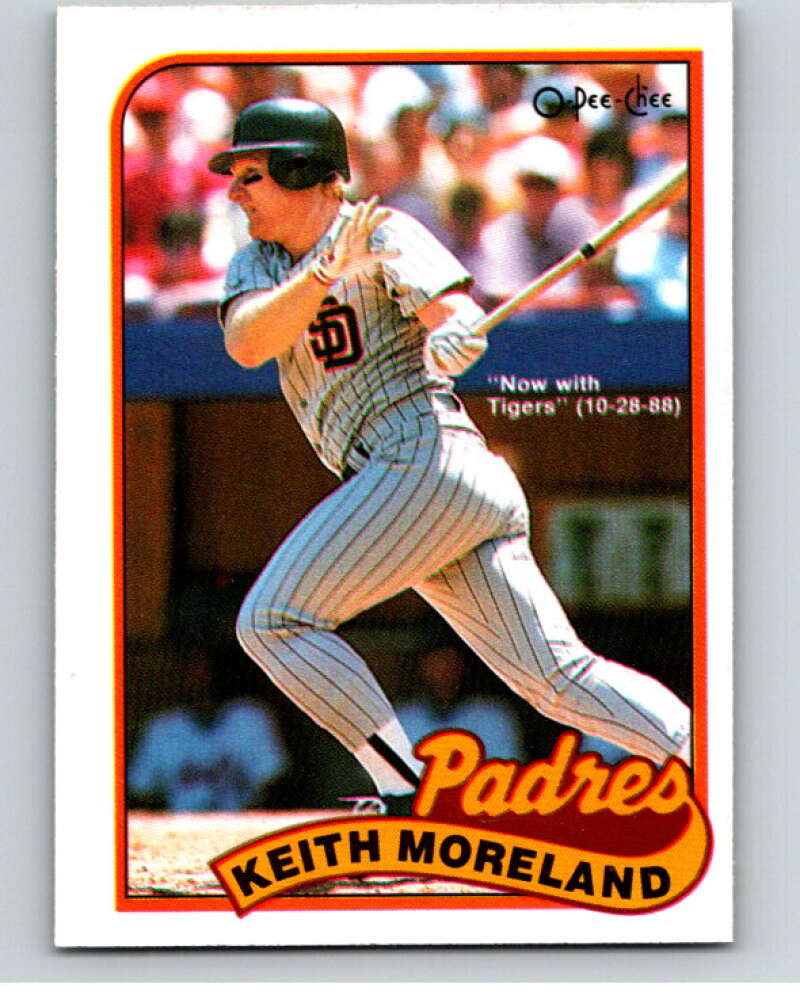 1989 O-Pee-Chee Baseball #293 Keith Moreland Tigers/Padres  V95986 Image 1
