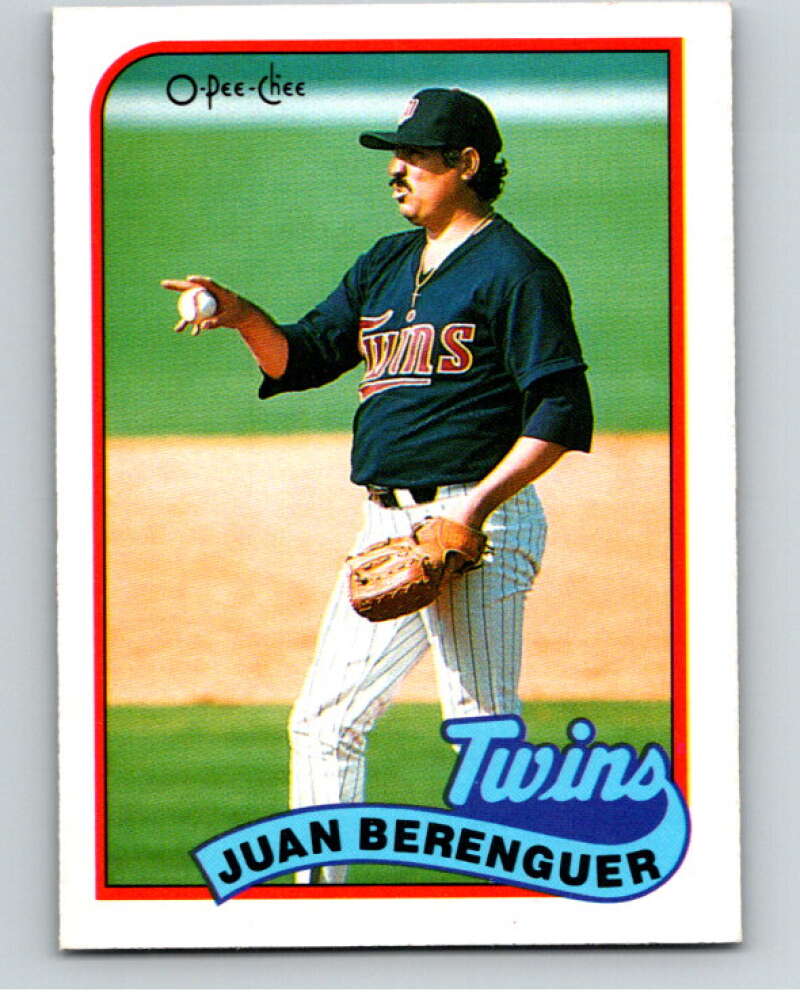 1989 O-Pee-Chee Baseball #294 Juan Berenguer  Minnesota Twins  V95990 Image 1
