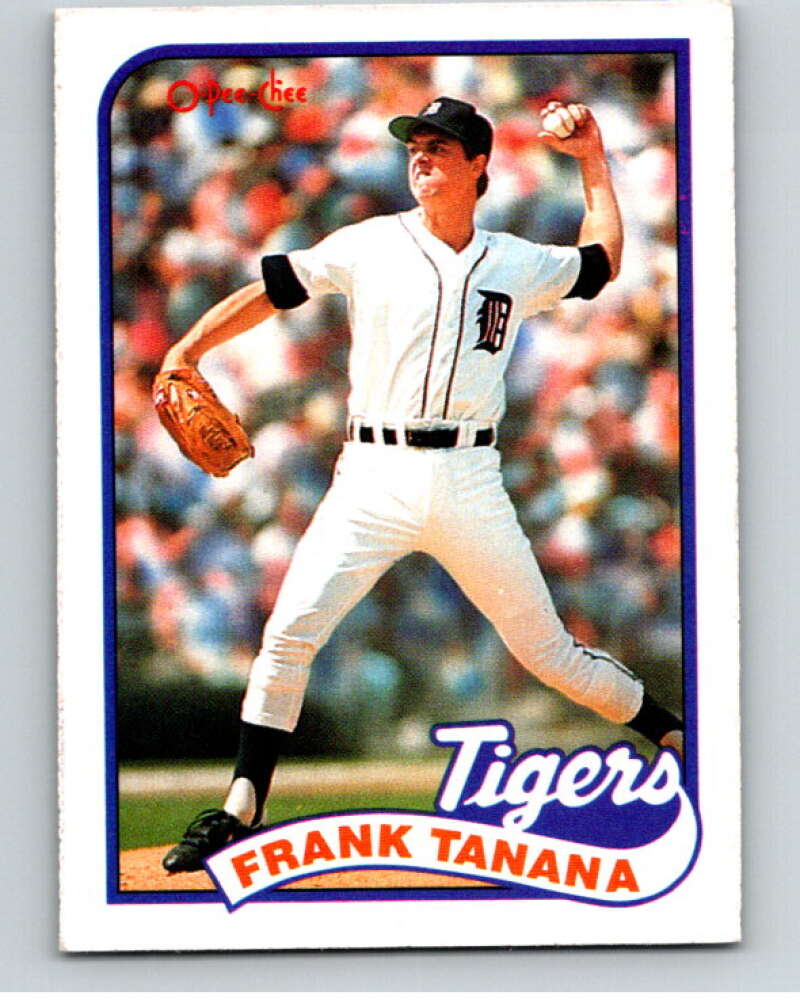1989 O-Pee-Chee Baseball #299 Frank Tanana  Detroit Tigers  V96002 Image 1