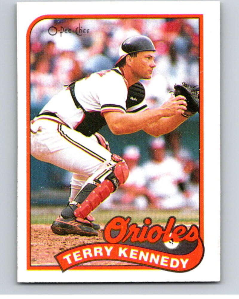 1989 O-Pee-Chee Baseball #309 Terry Kennedy  Baltimore Orioles  V96030 Image 1