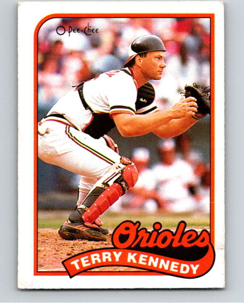 1989 O-Pee-Chee Baseball #309 Terry Kennedy  Baltimore Orioles  V96031 Image 1