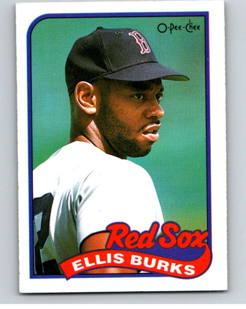 1989 O-Pee-Chee Baseball #311 Ellis Burks  Boston Red Sox  V96035 Image 1
