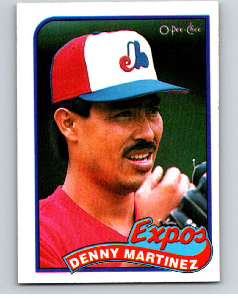 1989 O-Pee-Chee Baseball #313 Dennis Martinez  Montreal Expos  V96039 Image 1