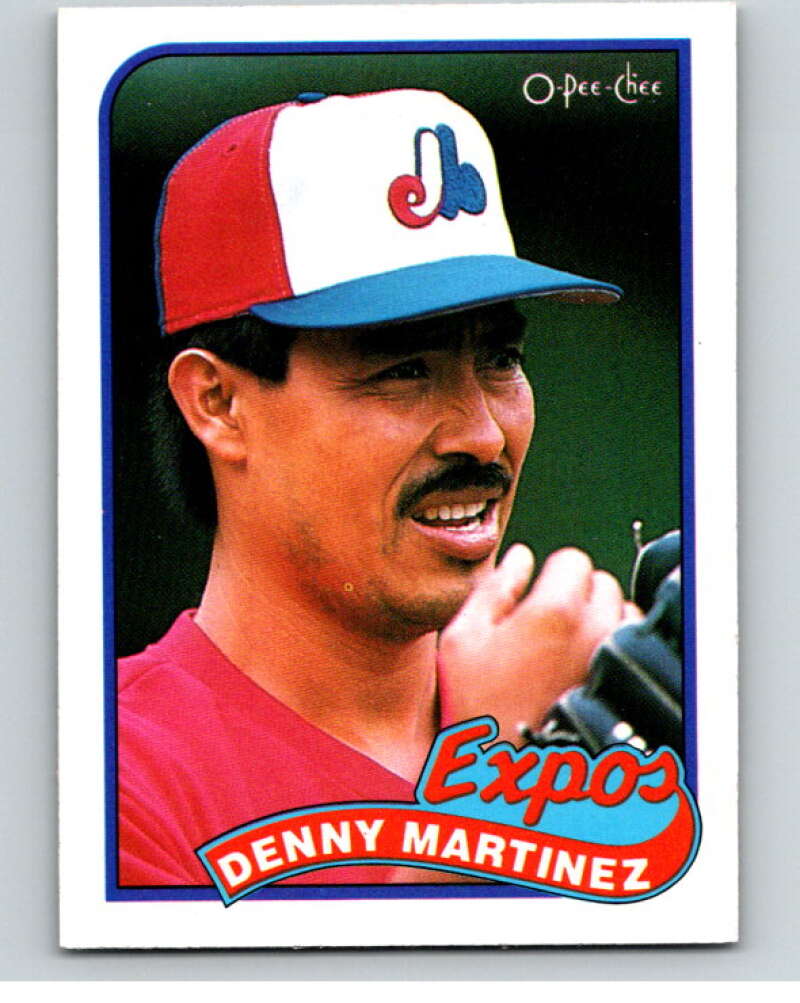 1989 O-Pee-Chee Baseball #313 Dennis Martinez  Montreal Expos  V96040 Image 1