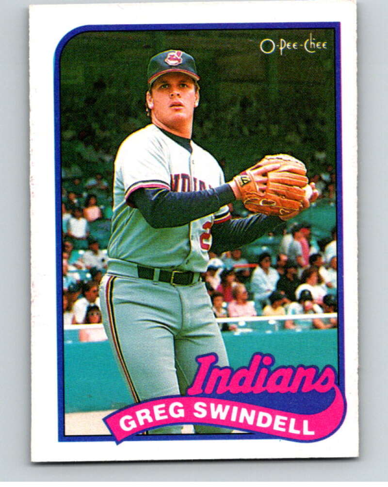 1989 O-Pee-Chee Baseball #315 Greg Swindell  Cleveland Indians  V96043 Image 1