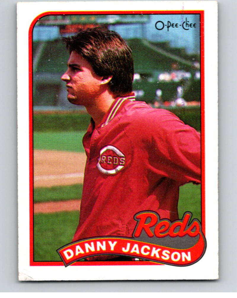 1989 O-Pee-Chee Baseball #319 Danny Jackson  Cincinnati Reds  V96053 Image 1