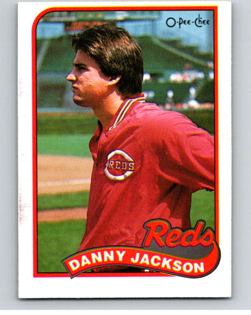 1989 O-Pee-Chee Baseball #319 Danny Jackson  Cincinnati Reds  V96054 Image 1