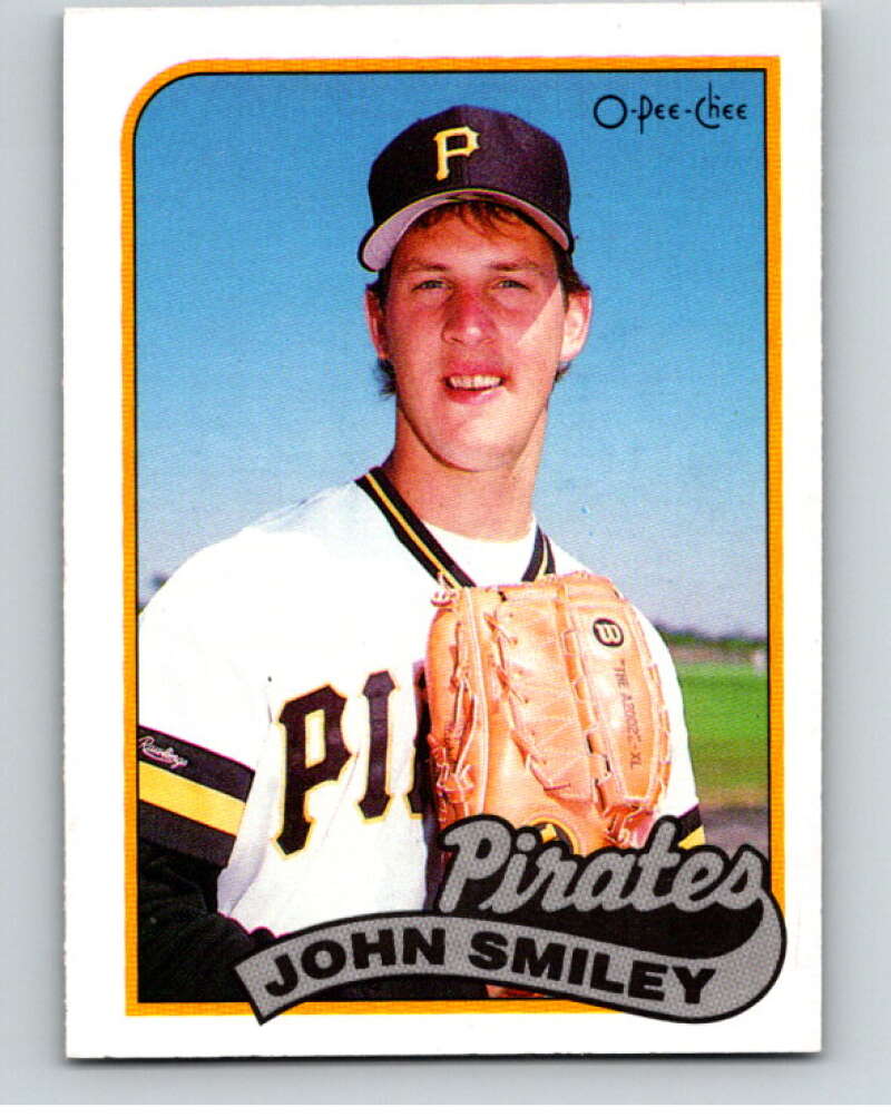 1989 O-Pee-Chee Baseball #322 John Smiley  Pittsburgh Pirates  V96061 Image 1