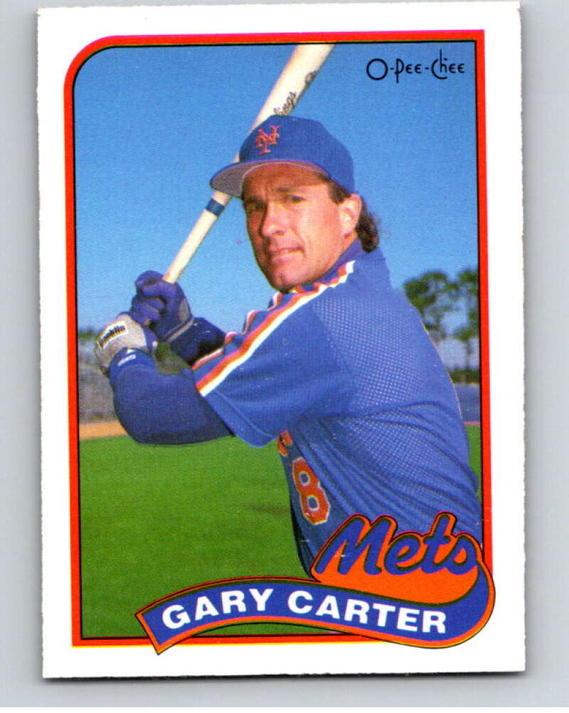 1989 O-Pee-Chee Baseball #324 Gary Carter  New York Mets  V96065 Image 1