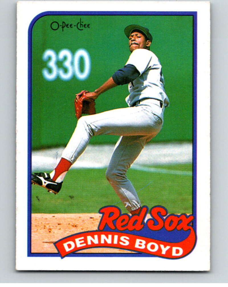1989 O-Pee-Chee Baseball #326 Oil Can Boyd  Boston Red Sox  V96066 Image 1