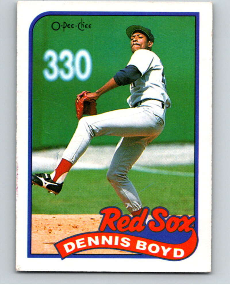 1989 O-Pee-Chee Baseball #326 Oil Can Boyd  Boston Red Sox  V96067 Image 1