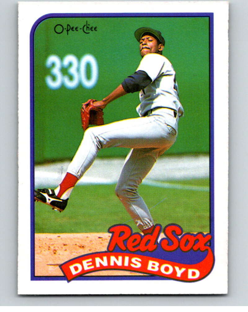 1989 O-Pee-Chee Baseball #326 Oil Can Boyd  Boston Red Sox  V96068 Image 1