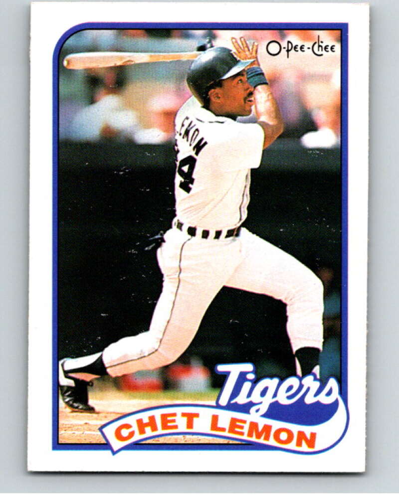 1989 O-Pee-Chee Baseball #328 Chet Lemon  Detroit Tigers  V96072 Image 1