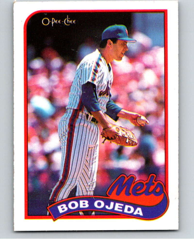 1989 O-Pee-Chee Baseball #333 Bob Ojeda  New York Mets  V96087 Image 1