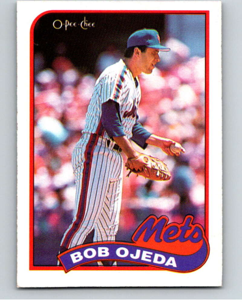 1989 O-Pee-Chee Baseball #333 Bob Ojeda  New York Mets  V96088 Image 1
