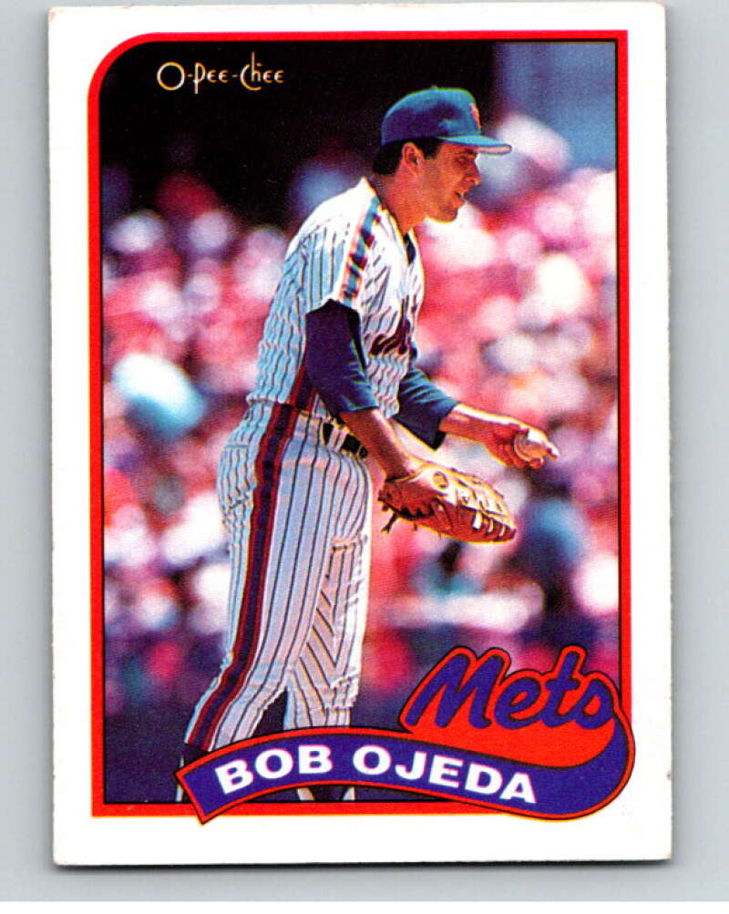 1989 O-Pee-Chee Baseball #333 Bob Ojeda  New York Mets  V96089 Image 1