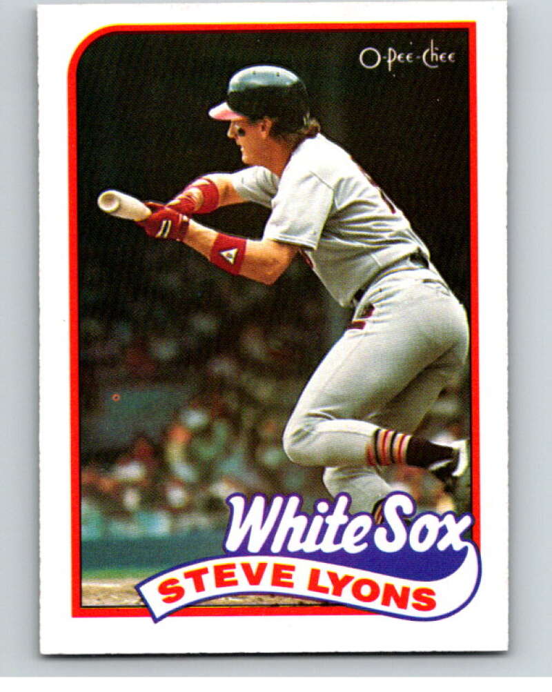 1989 O-Pee-Chee Baseball #334 Steve Lyons  Chicago White Sox  V96090 Image 1
