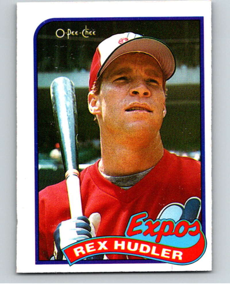 1989 O-Pee-Chee Baseball #346 Rex Hudler  Montreal Expos  V96122 Image 1