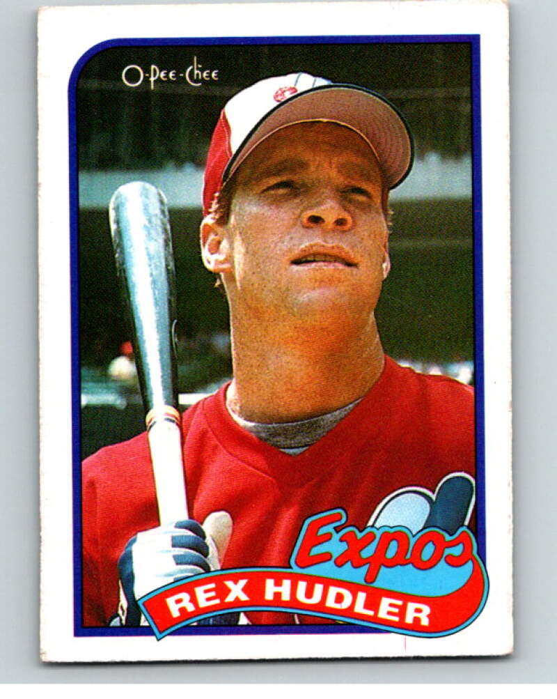 1989 O-Pee-Chee Baseball #346 Rex Hudler  Montreal Expos  V96123 Image 1