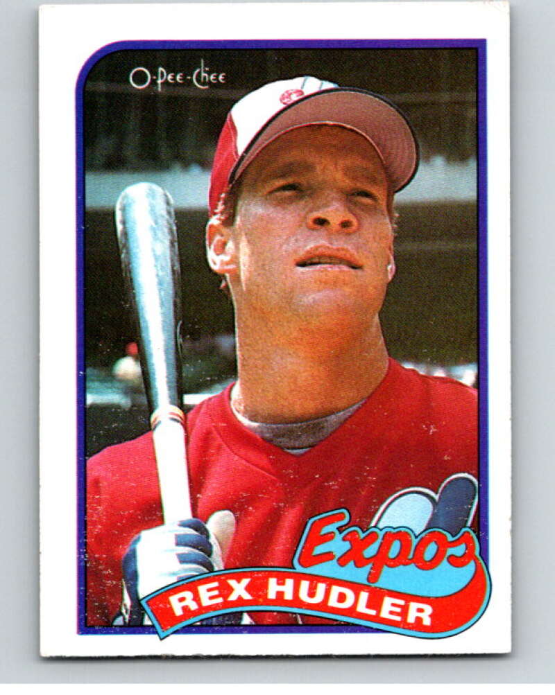 1989 O-Pee-Chee Baseball #346 Rex Hudler  Montreal Expos  V96124 Image 1