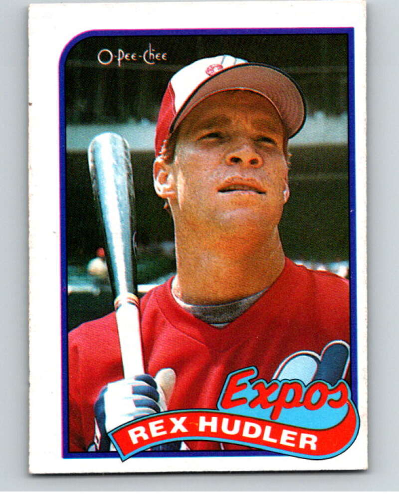 1989 O-Pee-Chee Baseball #346 Rex Hudler  Montreal Expos  V96125 Image 1