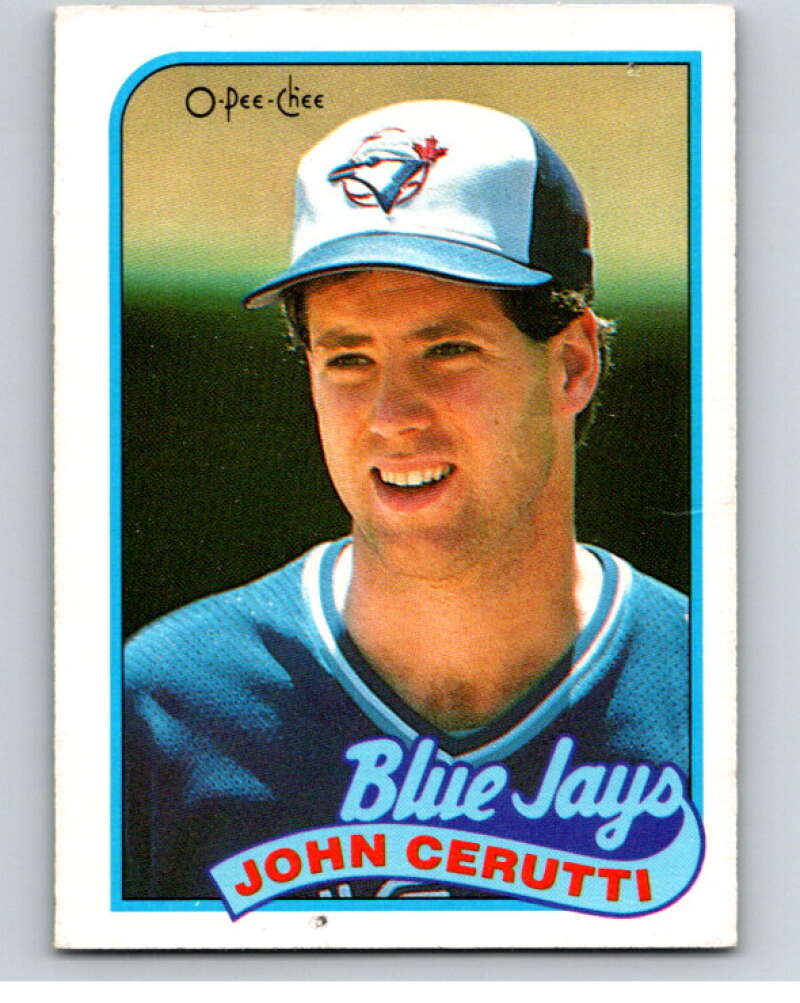 1989 O-Pee-Chee Baseball #347 John Cerutti  Toronto Blue Jays  V96126 Image 1