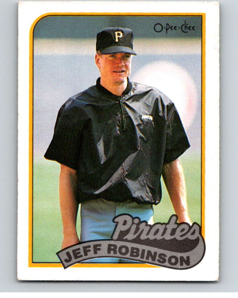 1989 O-Pee-Chee Baseball #351 Jeff Robinson  Pittsburgh Pirates  V96138 Image 1