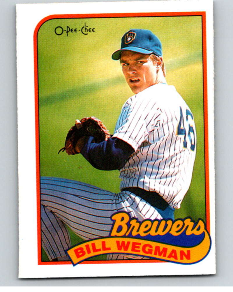 1989 O-Pee-Chee Baseball #354 Bill Wegman  Milwaukee Brewers  V96145 Image 1