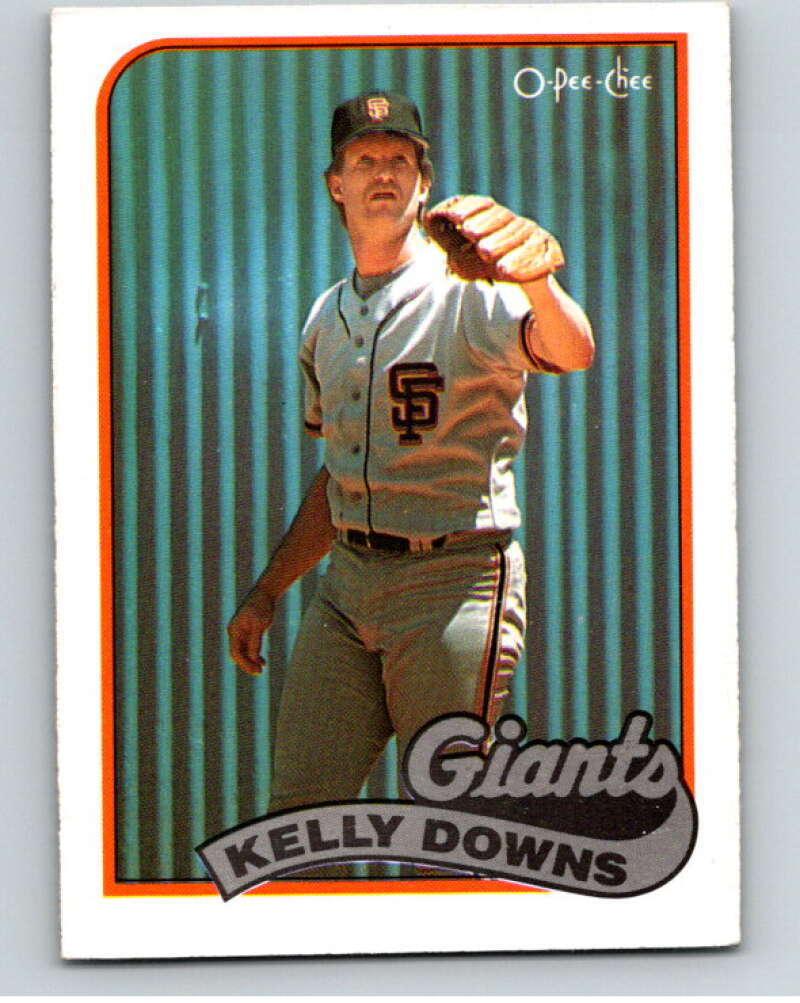 1989 O-Pee-Chee Baseball #361 Kelly Downs  San Francisco Giants  V96163 Image 1