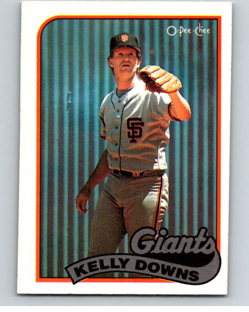 1989 O-Pee-Chee Baseball #361 Kelly Downs  San Francisco Giants  V96166 Image 1
