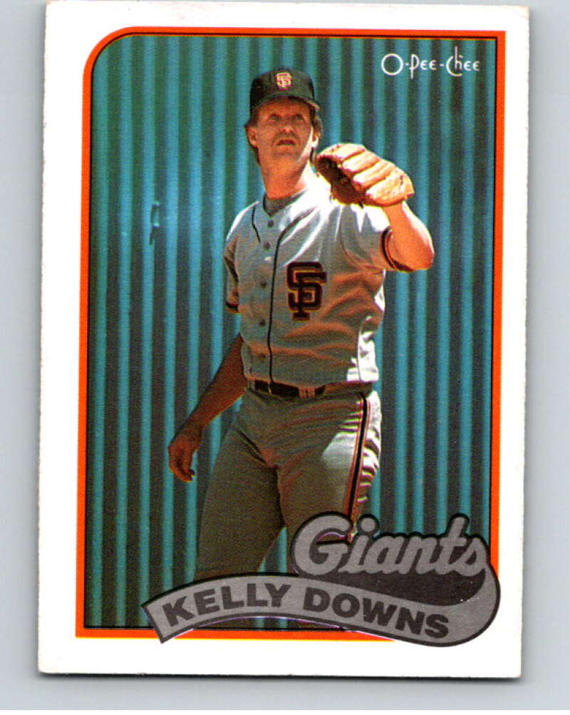 1989 O-Pee-Chee Baseball #361 Kelly Downs  San Francisco Giants  V96167 Image 1