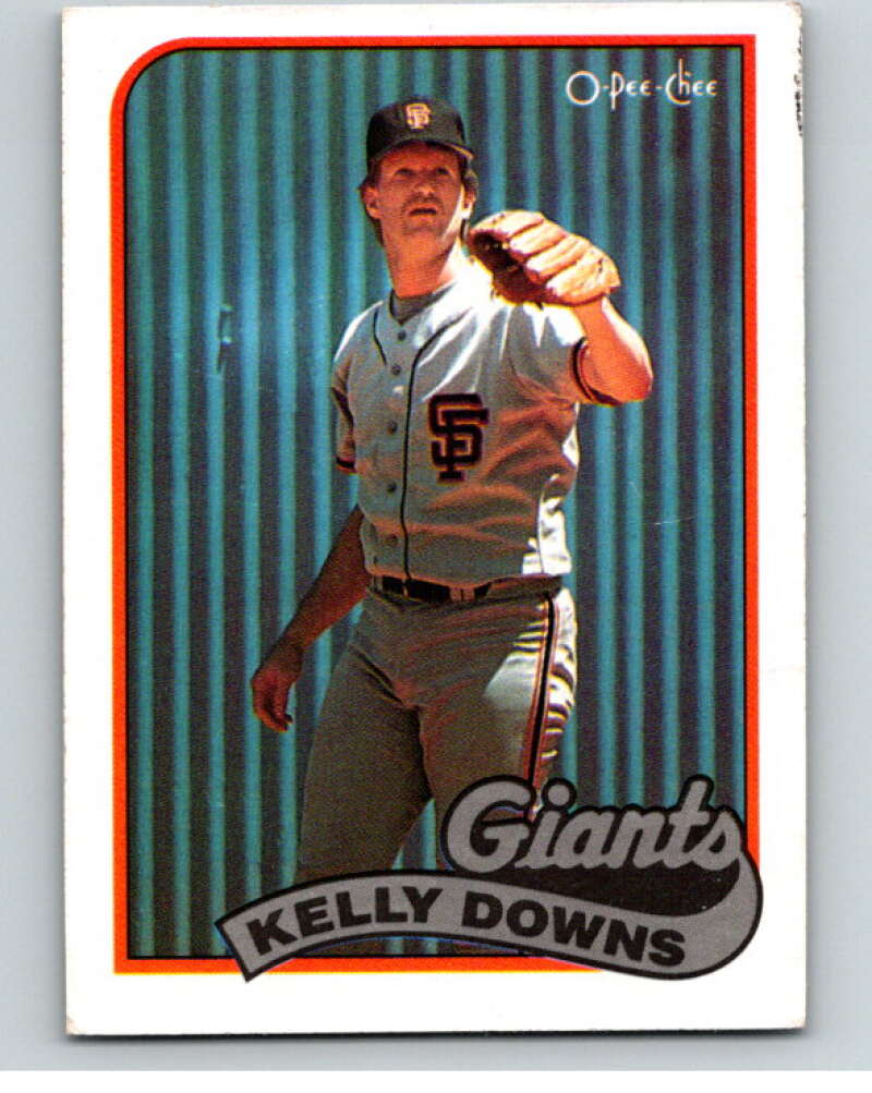 1989 O-Pee-Chee Baseball #361 Kelly Downs  San Francisco Giants  V96168 Image 1