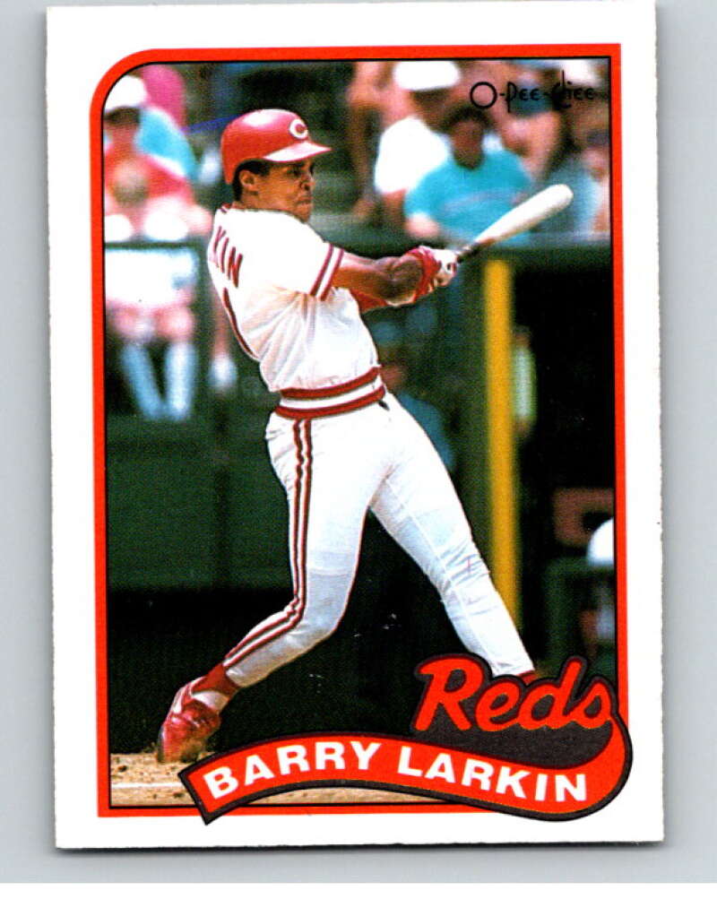 1989 O-Pee-Chee Baseball #363 Barry Larkin  Cincinnati Reds  V96169 Image 1
