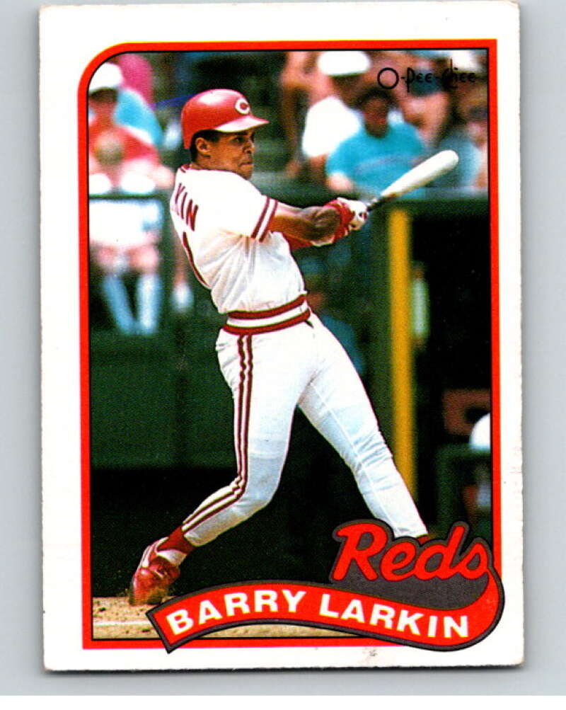 1989 O-Pee-Chee Baseball #363 Barry Larkin  Cincinnati Reds  V96170 Image 1