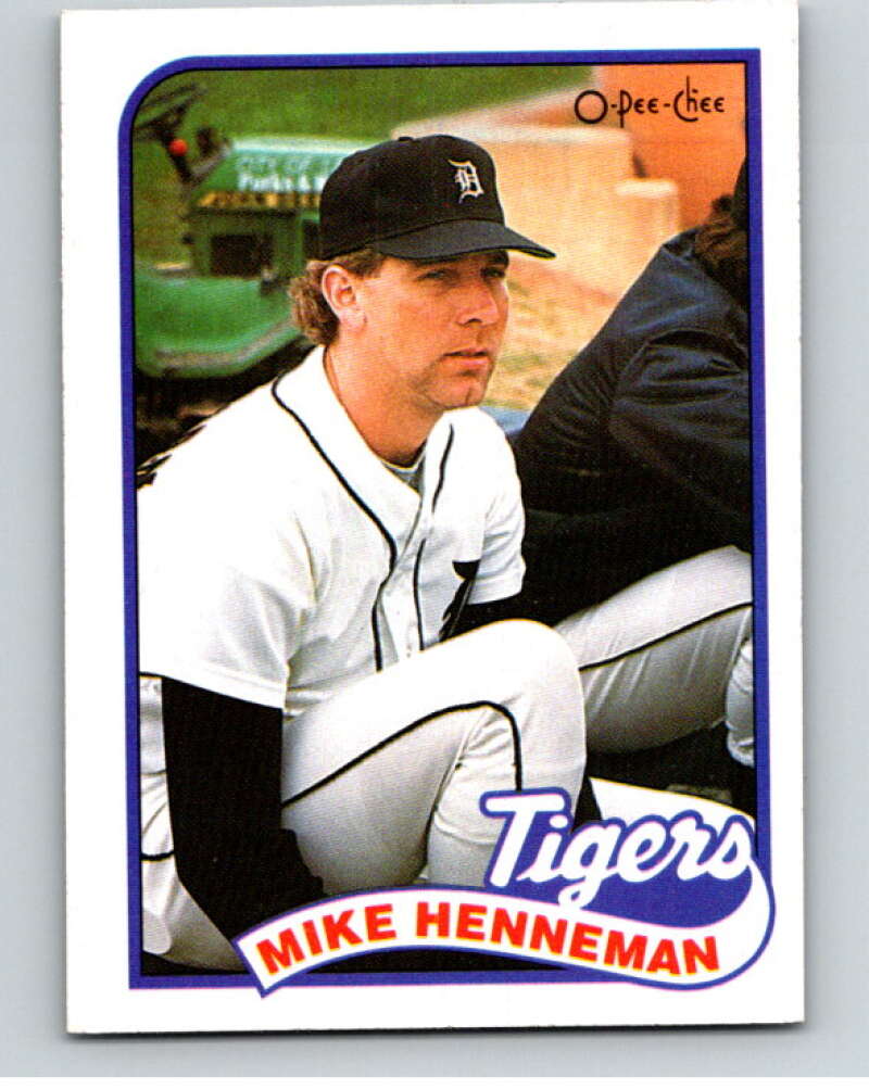 1989 O-Pee-Chee Baseball #365 Mike Henneman  Detroit Tigers  V96173 Image 1
