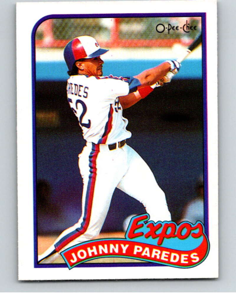 1989 O-Pee-Chee Baseball #367 Johnny Paredes  Montreal Expos  V96176 Image 1