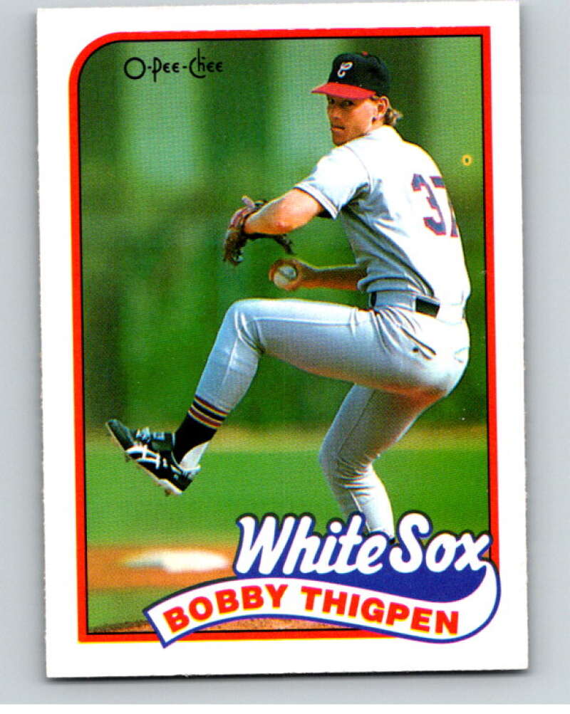1989 O-Pee-Chee Baseball #368 Bobby Thigpen  Chicago White Sox  V96178 Image 1