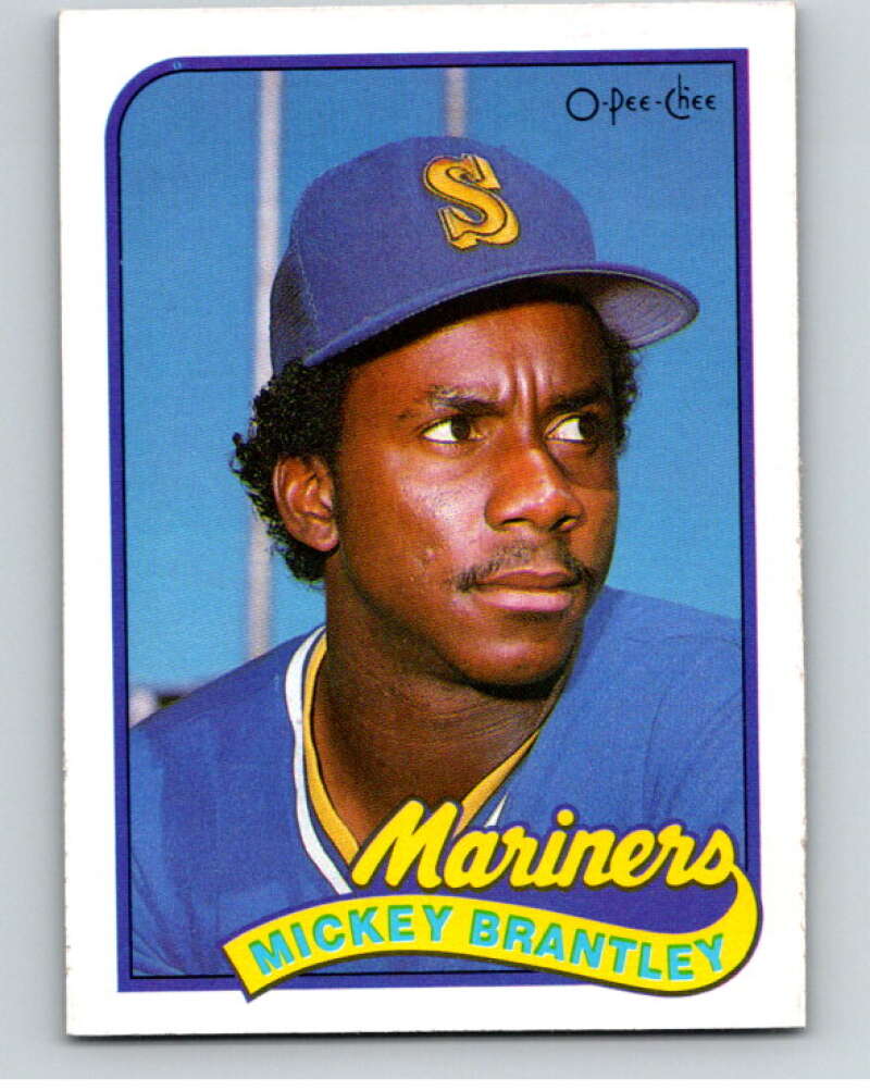 1989 O-Pee-Chee Baseball #369 Mickey Brantley  Seattle Mariners  V96182 Image 1