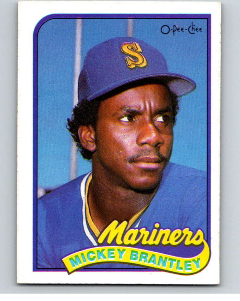 1989 O-Pee-Chee Baseball #369 Mickey Brantley  Seattle Mariners  V96183 Image 1