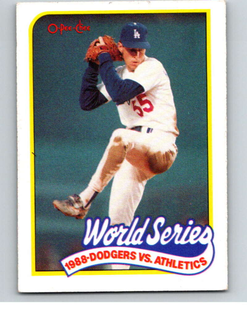 1989 O-Pee-Chee Baseball #380 Orel Hershiser  Los Angeles Dodgers  V96209 Image 1